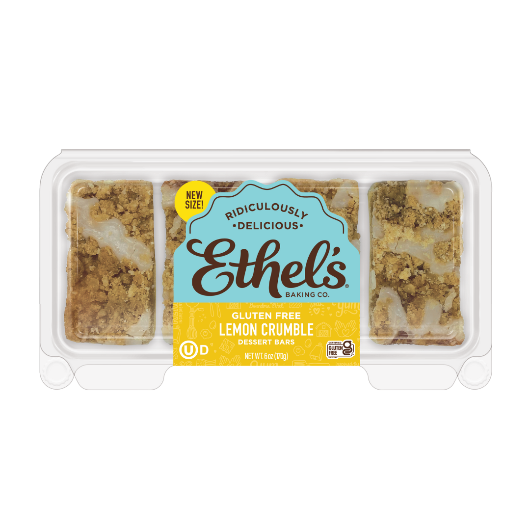 Glutenfree Lemon Crumble Dessert Bars Ethel's Baking Co Ethels