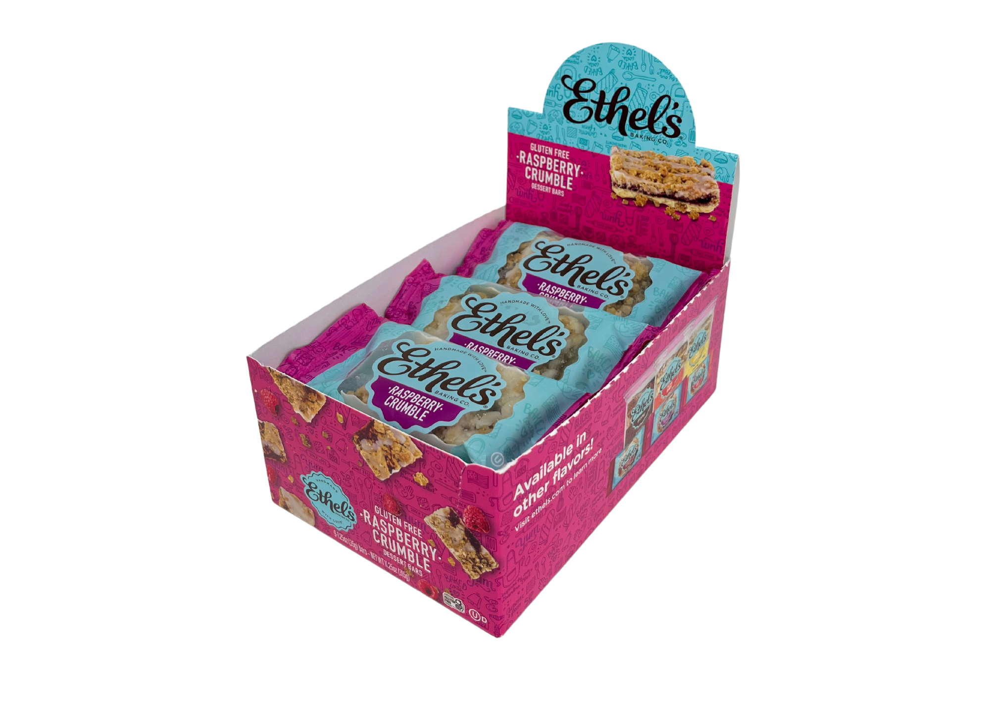 Raspberry Crumble Snack Bars, 18 count