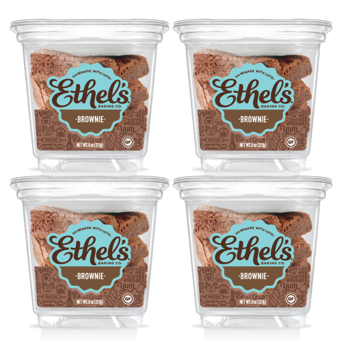 Ethels Gluten Free Chocolate Brownie, 12 Count